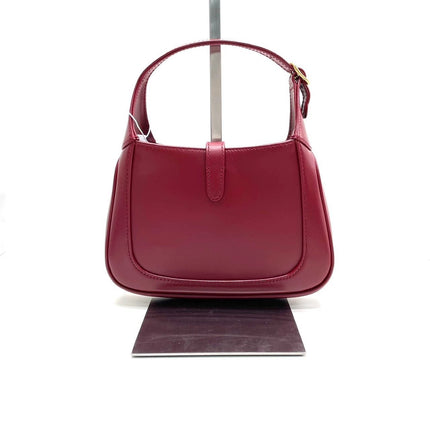 Gucci Jackie 1961 Mini Red Burgundy Leather Bag No Strap