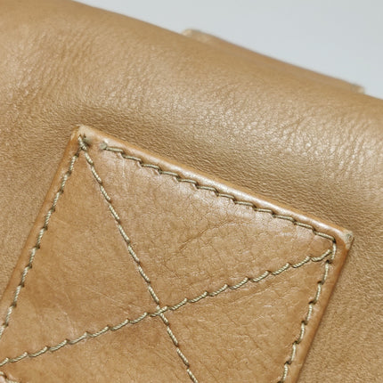 Dior Flight Medium Tan Brown Calfskin Leather Shoulder Bag