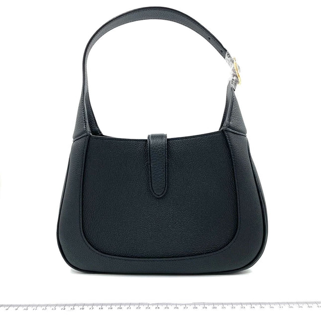 Gucci Jackie 1961 Black Pebbled Leather Bag Small