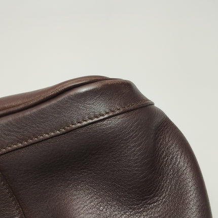 Hermes Garden Party 30 Swift Leather Chocolate Brown 47 Tote