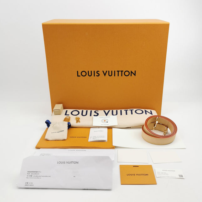 Louis Vuitton x Takashi Murakami Speedy 25 Cherry Blossoms on Monogram Crossbody Bag