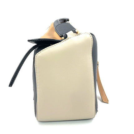 Loewe Puzzle Medium Tricolor Black Yellow Calfskin leather bag