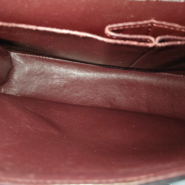 Chanel Timeless Classic Flap Medium Black Lambskin Leather Silver Hardware, 2008-2009