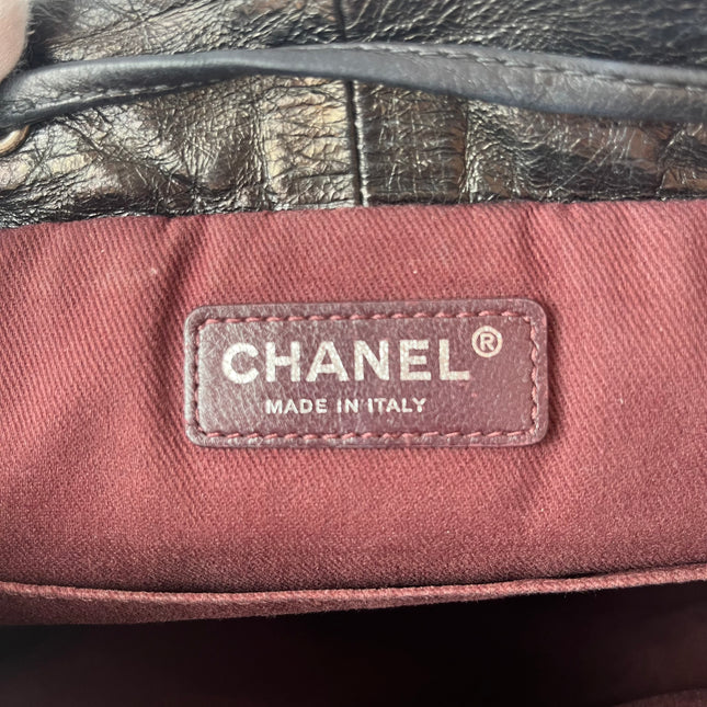 Chanel Duma Quilted Mountain Backpack Lambskin Leather Black Silver Hardware, 2015-2016