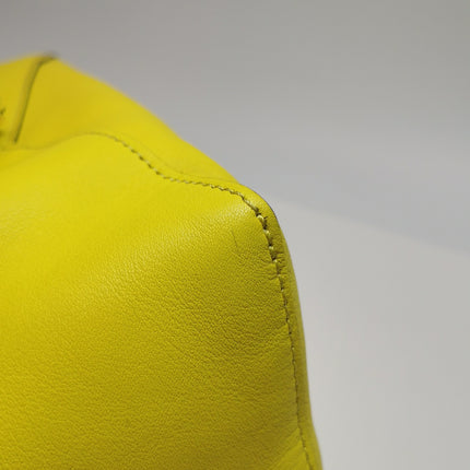 Loewe Puzzle Hobo Yellow Leather Shoulder Bag