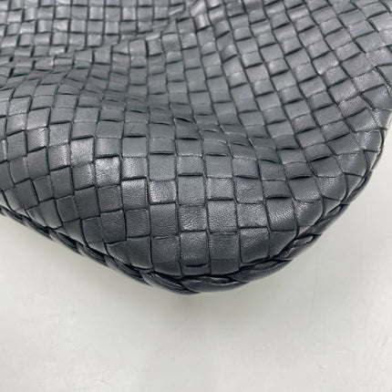 Bottega Veneta Veneta Hobo Black Leather Bag Large 48cm