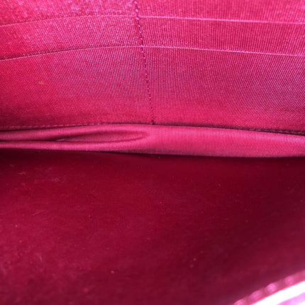 Sold Chanel Boy WOC Wallet on Chain Half Flap 2014 Electric Fuchsia Pink Patent Leather