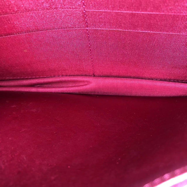 Sold Chanel Boy WOC Wallet on Chain Half Flap 2014 Electric Fuchsia Pink Patent Leather