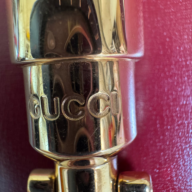 Gucci Jackie 1961 Red Burgundy Leather Bag Small Shoulder Bag