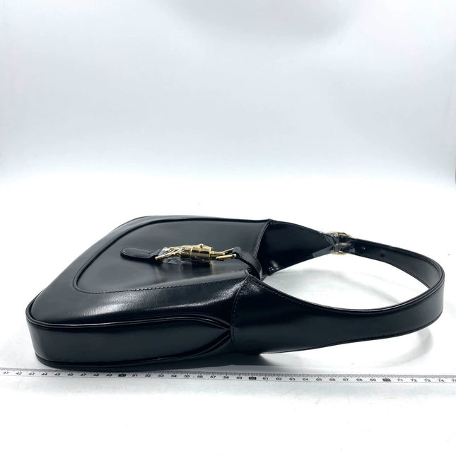 Sold Gucci Jackie 1961 Black Leather Bag with Adjustable Strap Never Worn