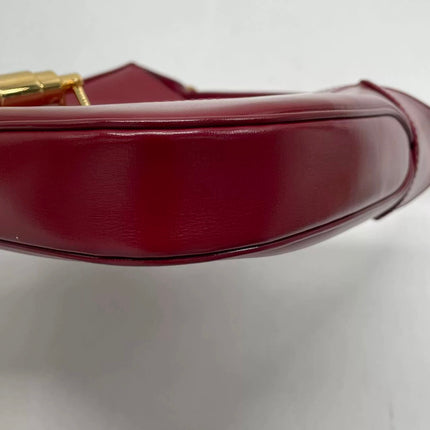 Gucci Jackie 1961 Red Burgundy Leather Bag Small Shoulder Bag
