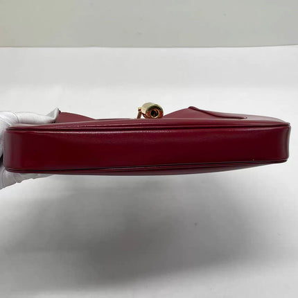 Gucci Jackie 1961 Red Burgundy Leather Bag Small Shoulder Bag