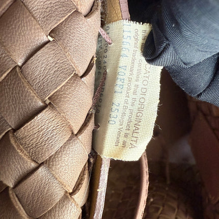 Sold Bottega Veneta Cabat Large Intreccio Leather Tote Bag Pink 42cm