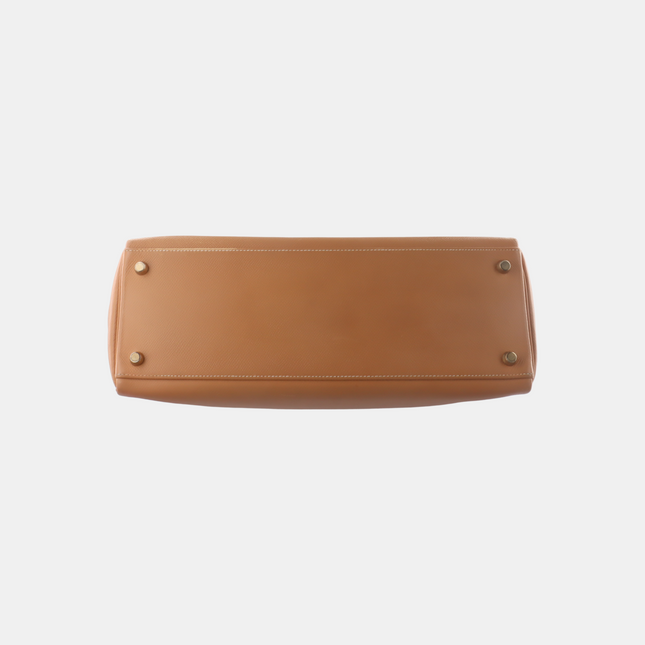 Hermes Kelly 32 Sesame Epsom Retourne Gold Hardware 1993