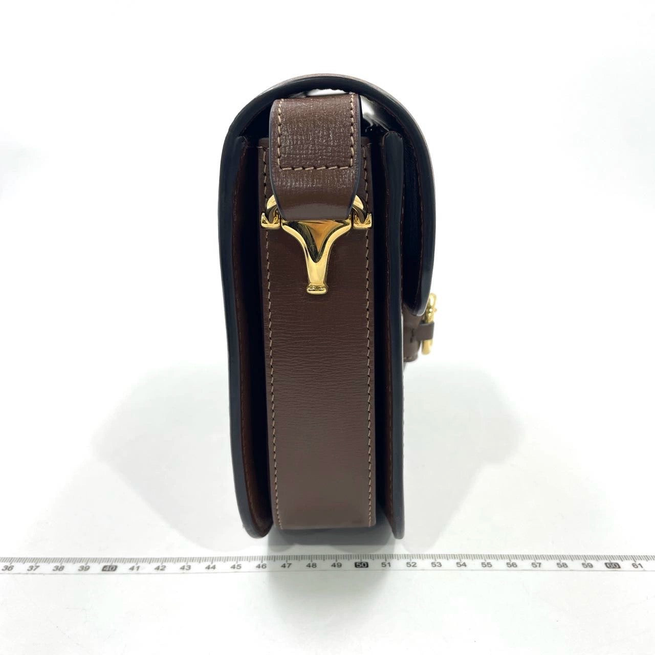 Gucci 1955 Horsebit Shoulder Bag Caramel Brown Small Leather