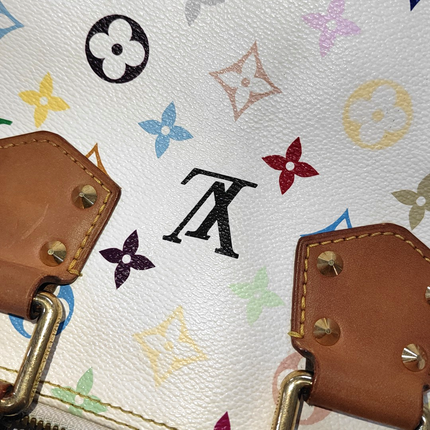 Louis Vuitton x Takashi Murakami Alma Small White Multicolor
