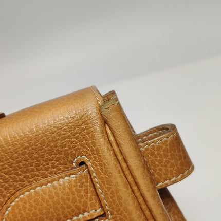 Hermes Kelly 40 Retourne Gold Togo Leather Gold Hardware 1993