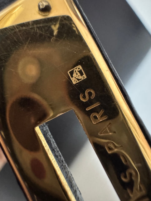 Hermès Kelly 32 Sellier Black Box Leather Gold Hardware with Strap