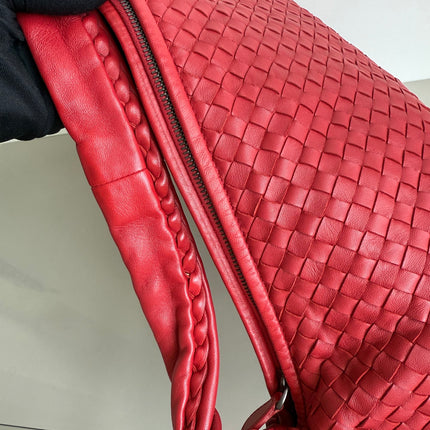 Bottega Veneta Veneta Hobo Maxi Dark Red Leather 51cm