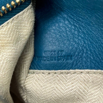 Loewe x Spirited Away Studio Ghibli Collection Puzzle Small Blue Crossbody Bag