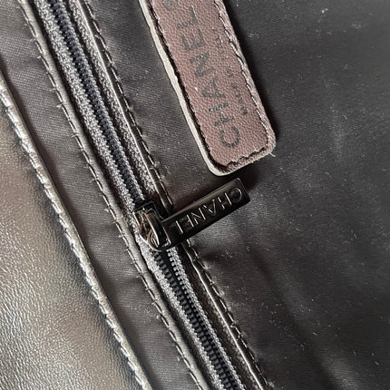 Sold Chanel Ice Cube Chocolate Bar Classic Flap Metallic Silver PVC with Leather