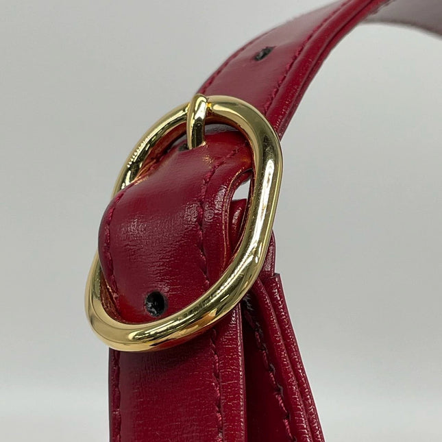 Gucci Jackie 1961 Red Leather Bag Small Shoulder Bag NEVER WORN