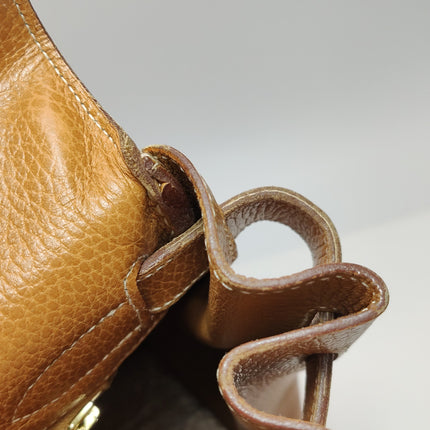 Hermes Kelly 40 Retourne Gold Togo Leather Gold Hardware 1993