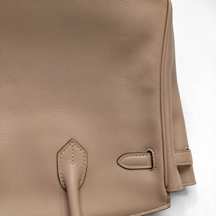 Hermes Birkin 25 Trech Grey Swift Leather Palladium Hardware 2016