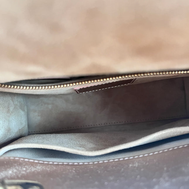 Lady Dior ABCdior Small Pink Irediscent and Metallic Cannage Lambskin Handbag