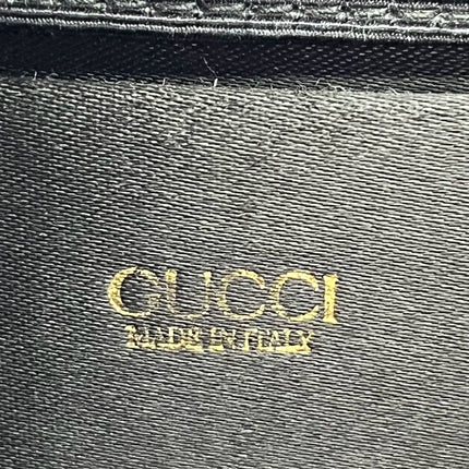 Gucci Bamboo 1947 Night Super Mini Black Nylon Evening Bag with Original Chain