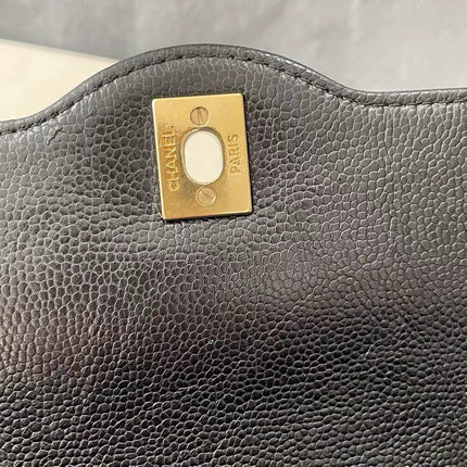 Chanel Paris Limited Medium Black Caviar Leather Gold Hardware 2015-16