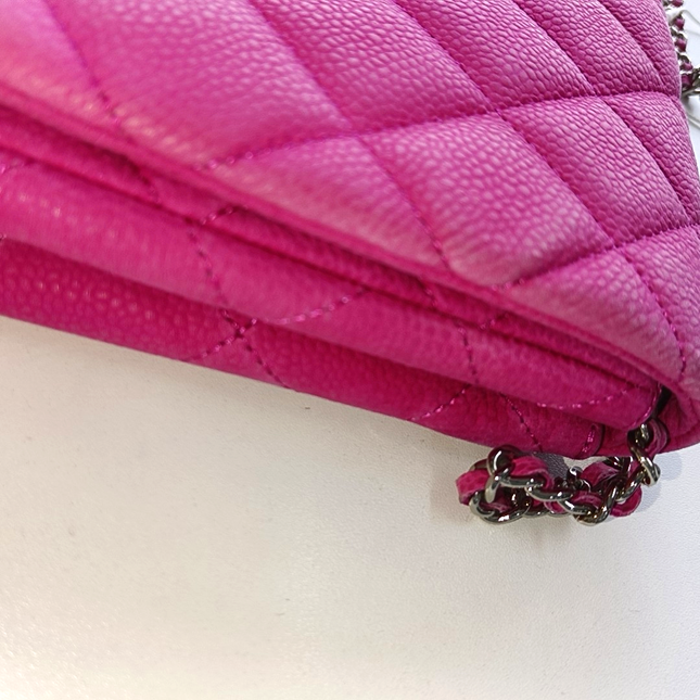 Chanel Envelope Clutch with Chains Pink Caviar Leather, 2013-2014