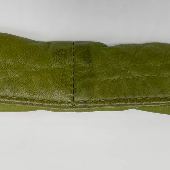 Bottega Veneta Veneta Hobo Avocado Green 45cm Lambskin Leather