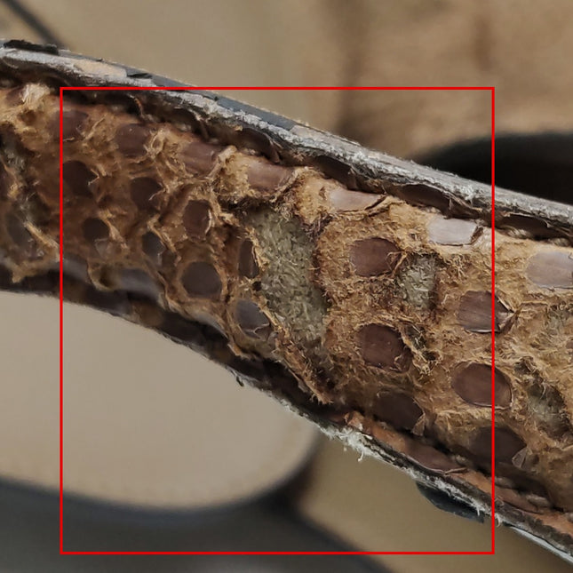 Gucci Jackie Brown Python Leather Gold Hardware