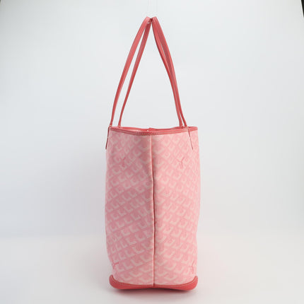 Goyard Artois Tote PM Medium Pink With Zipper and Reinforced Corners 2018