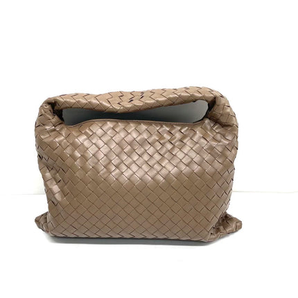 Bottega Veneta Hop Hobo Medium Leather Nutty Brown