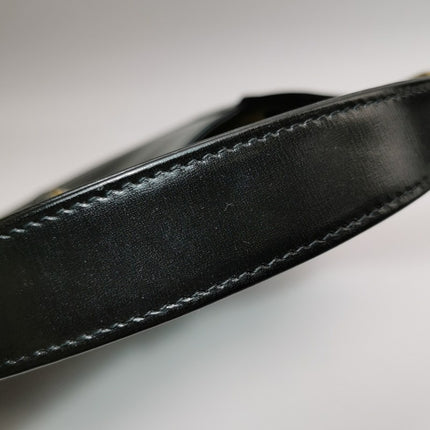 Sold Gucci Jackie 1961 Black Leather Bag Small with Adjustable Strap