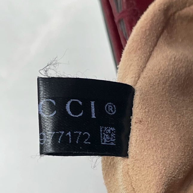 Sold Gucci 1955 Horsebit Leather Shoulder Bag Red Small