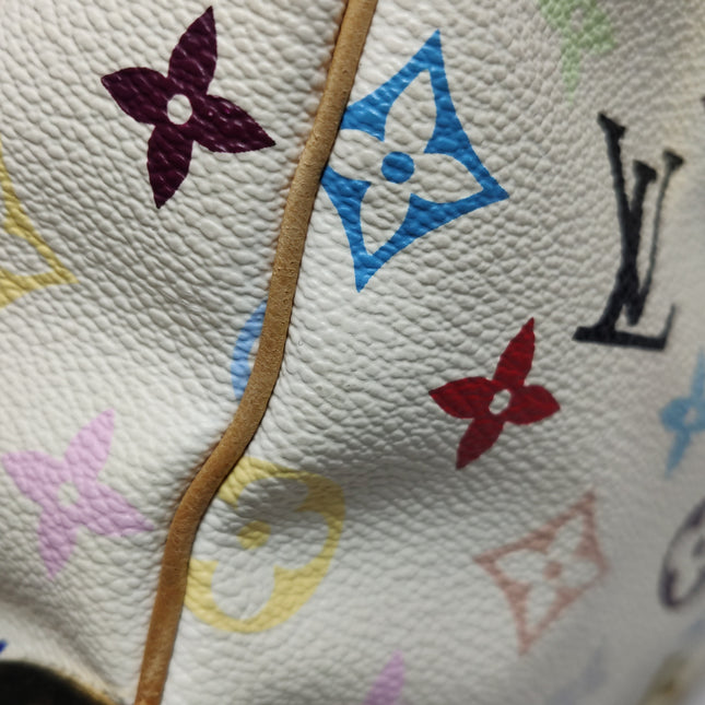 Louis Vuitton x Takashi Murakami Speedy 30 Lock White Multicolor
