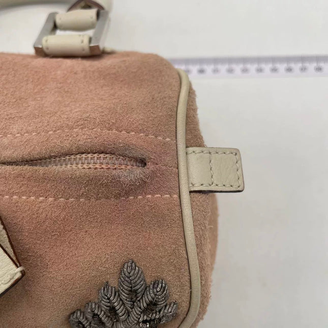 Loewe Amazona 28 Pink Suede 30th Anniversary Special Edition