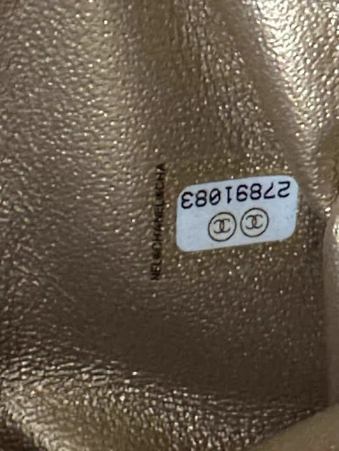 Chanel White Quilted Lambskin Double Side Pack Bags Aged Gold Hardware 2019