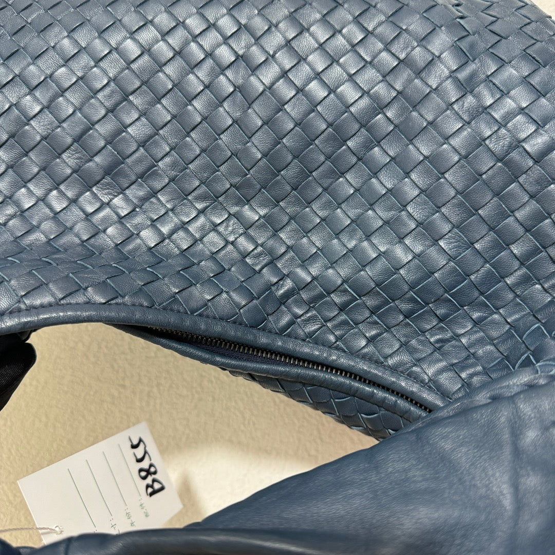 Bottega Veneta Belly Hobo Intrecciato Navy Large 47cm