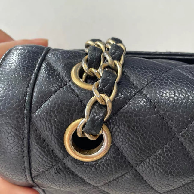 Chanel Paris Limited Medium Black Caviar Leather Gold Hardware 2015-16