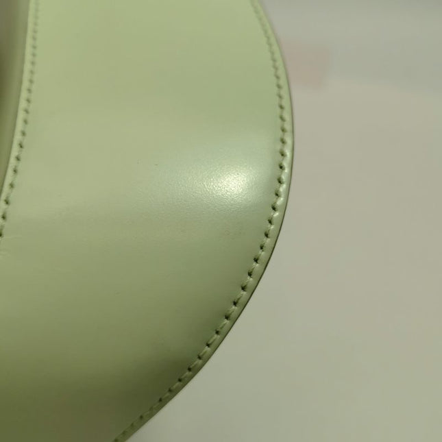 Prada Cleo Green Smooth Leather Shoulder Bag