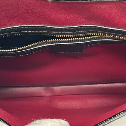 Gucci Jackie 1961 Small Black Patent Leather Shoulder Bag S24