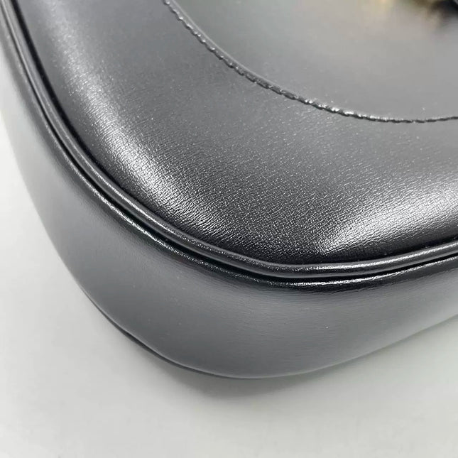 Sold Gucci Jackie 1961 Black Leather Bag Small without Strap