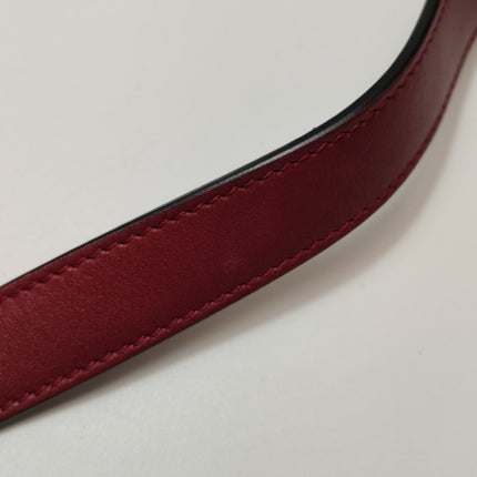 Sold Dior Saddle Shoulder Bag Medium Red Smooth Leather Gold Hardware