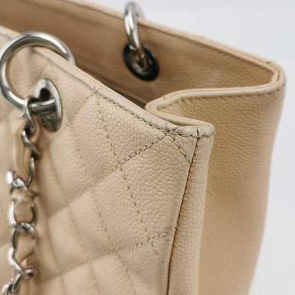 Sold Chanel GST Grand Shopping Tote 2013 Beige Caviar Leather PM