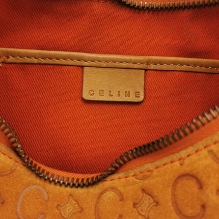 Sold Celine Ava Hobo Pumpkin Caramel Brown Suede Leather Vintage Shoulder Bag
