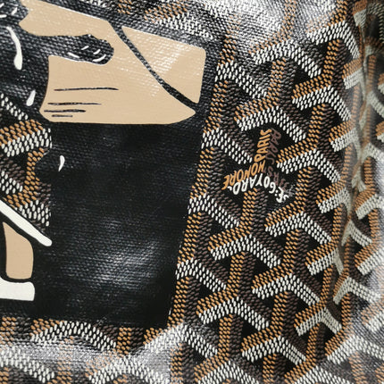 Goyard Saint Louis Tote PM Medium Black French Bulldog